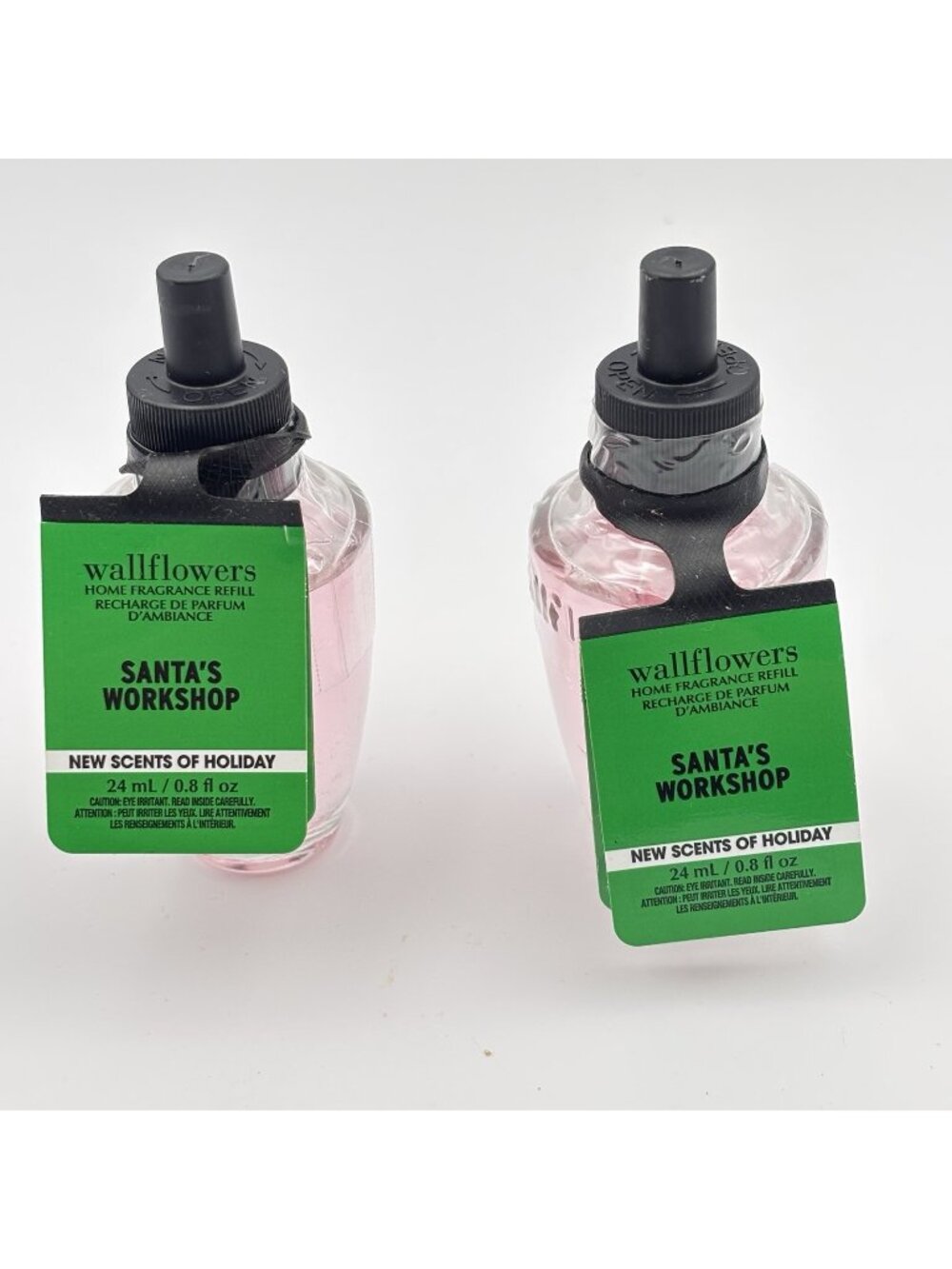 Bath & Body Works Wallflower Santa’s Workshop Scent Refills 2 Pack Christmas